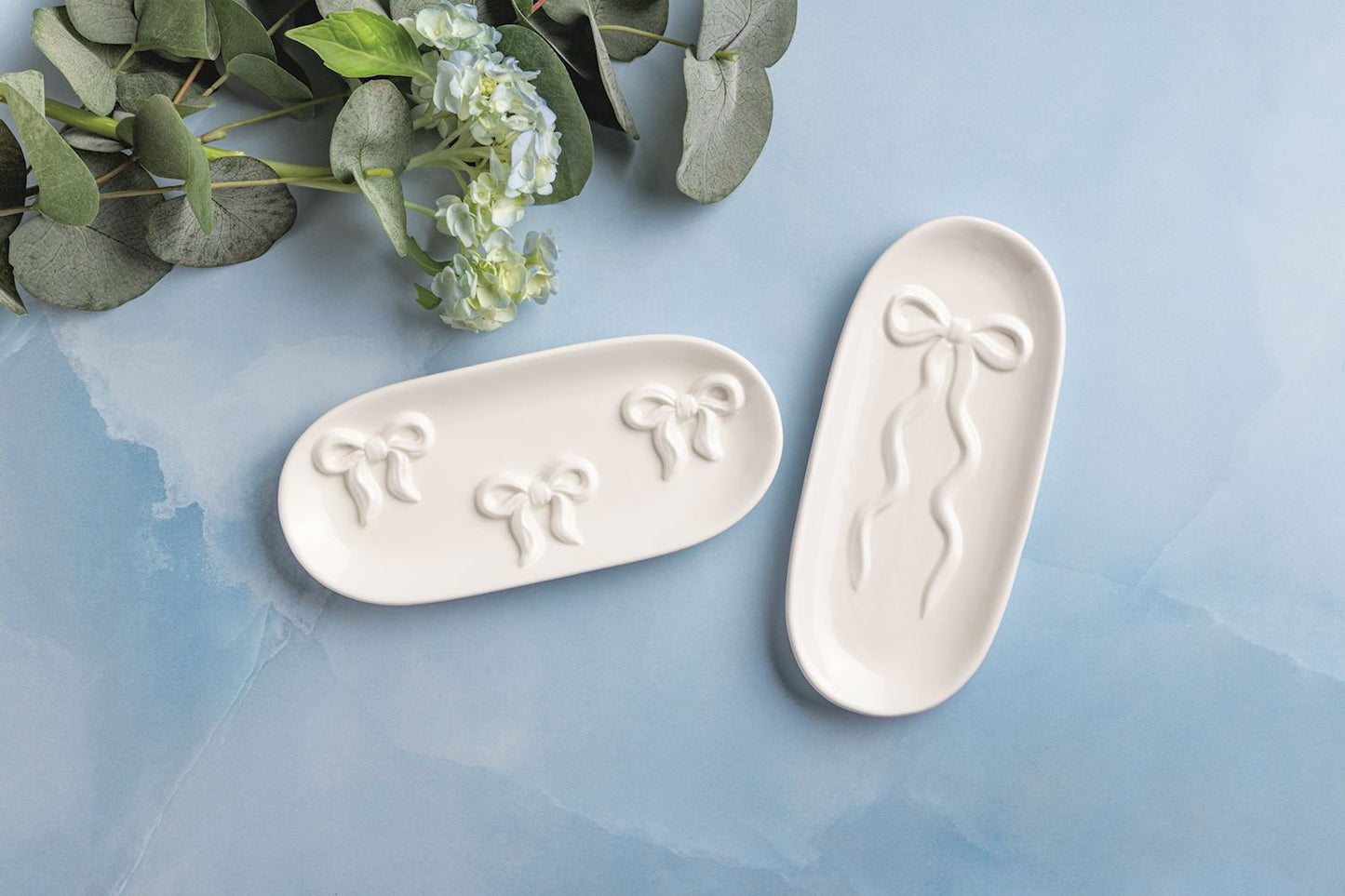 White Bow Everything Tray