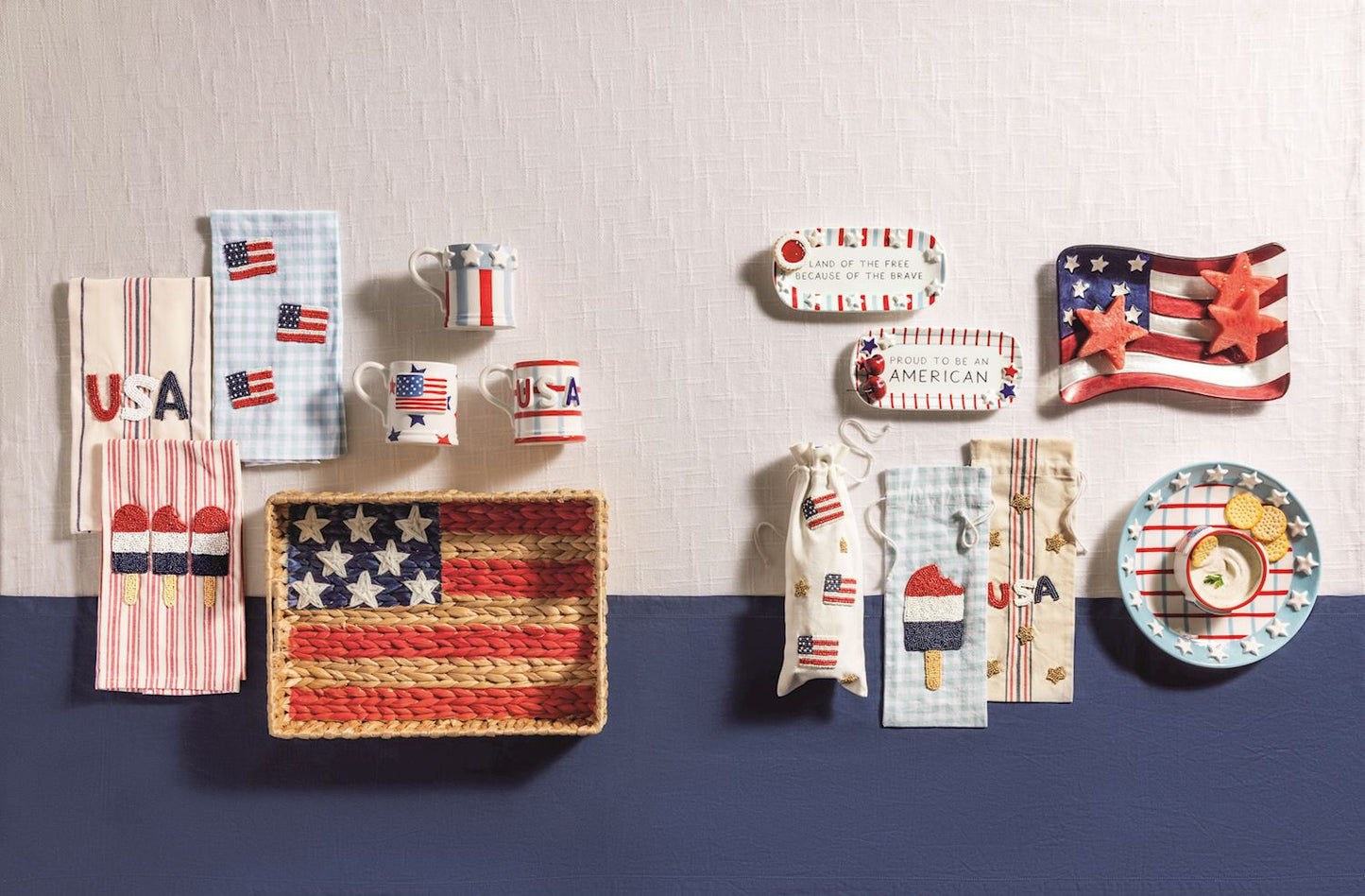 Woven Flag Tray