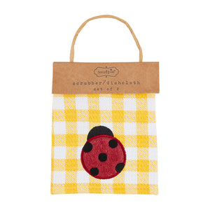 Spring Scrub Cloth - Ladybug