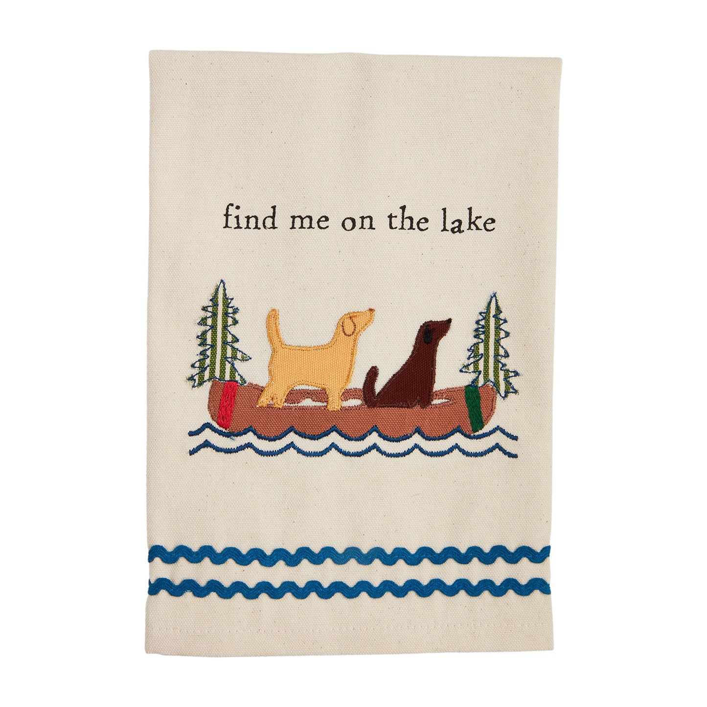 Lake Applique Towel - Find Me