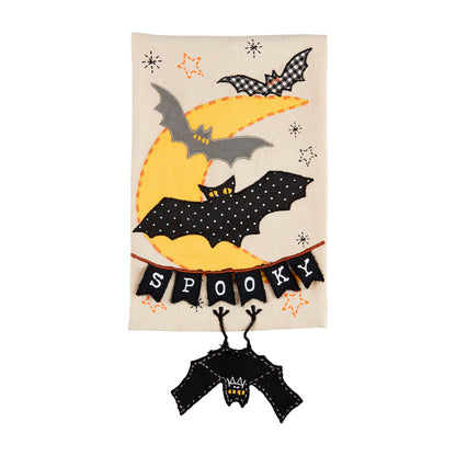 Halloween Dangle Leg Towel - Bat