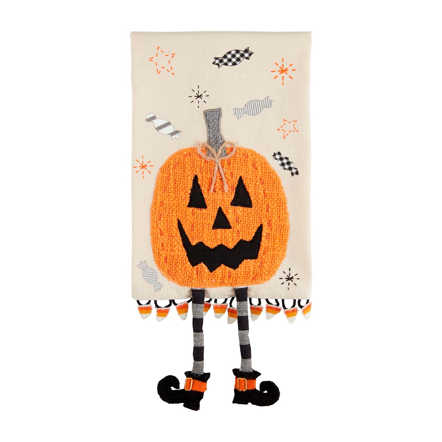 Halloween Dangle Leg Towel - Pumpkin