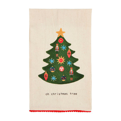 Christmas Pom Towel - Tree