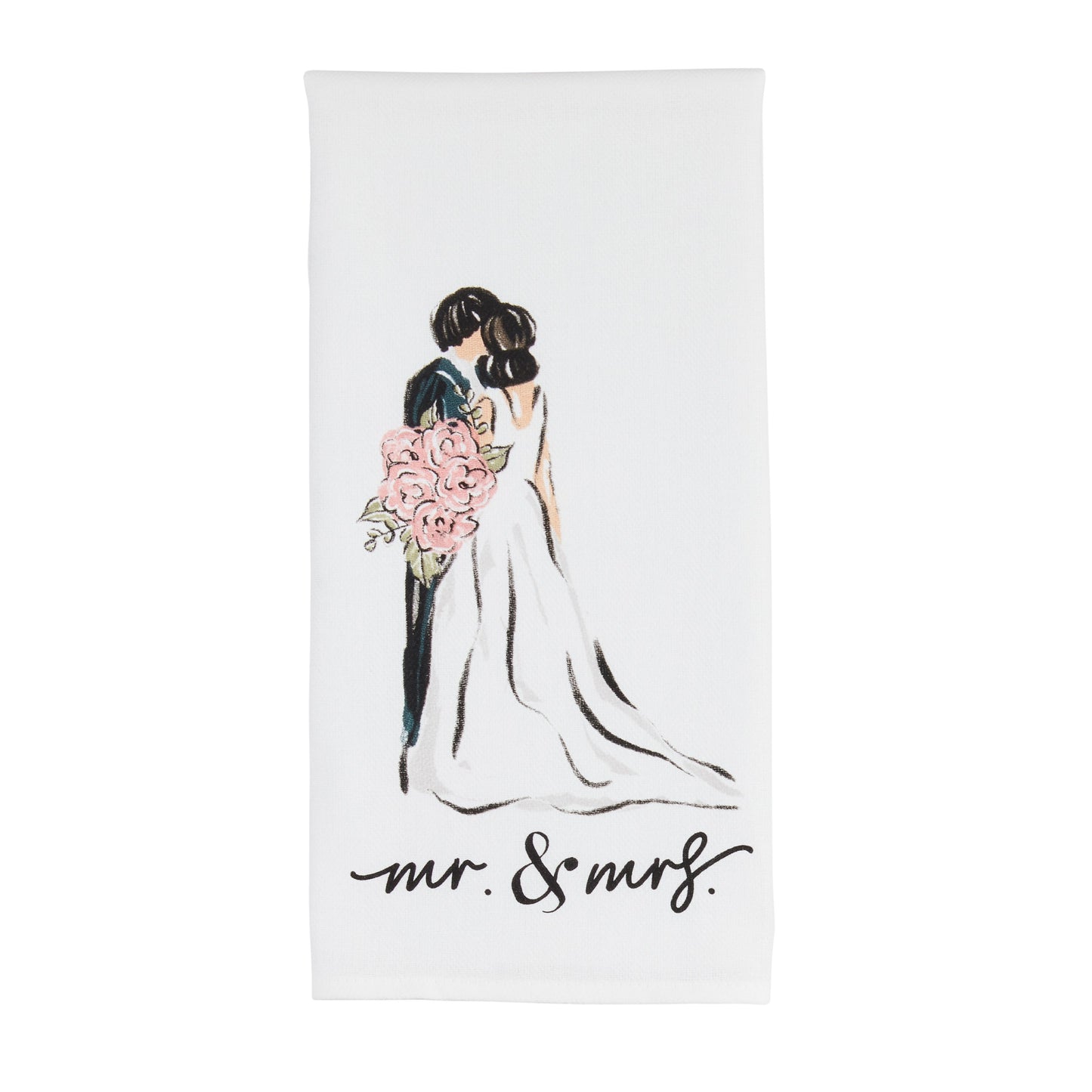 Wedding Tea Towel - Mr. & Mrs
