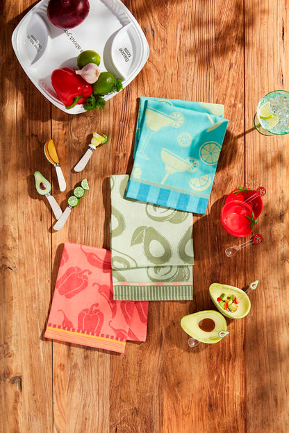 Avocado Jacquard Towel