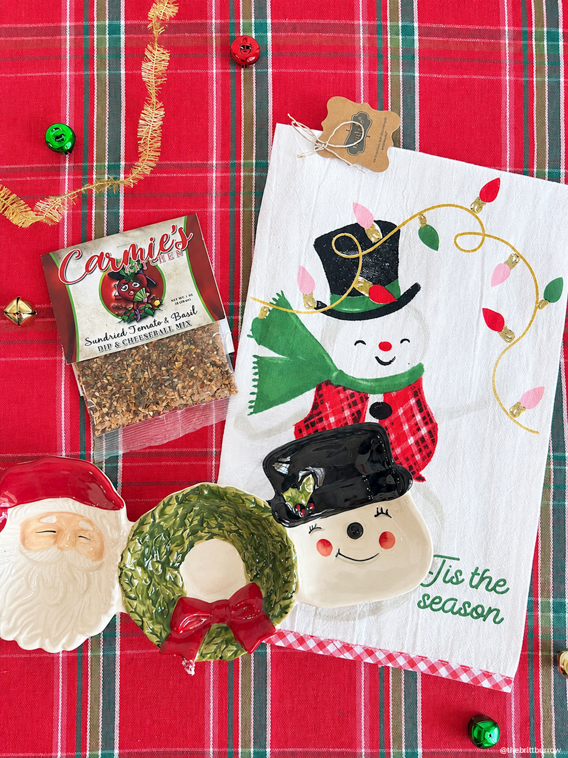 Snowman 'Tis The Season Christmas Towel