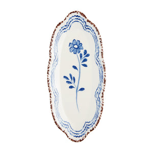 Blue Floral Everything Plate