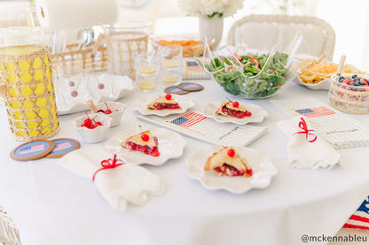 Ruffled Melamine Plate