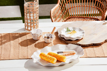 Ruffled Melamine Plate