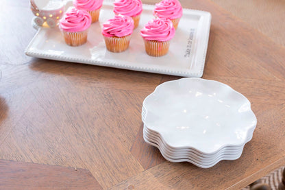 Ruffled Melamine Plate