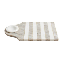 Load image into Gallery viewer, Taupe Striped Dip Cup Board