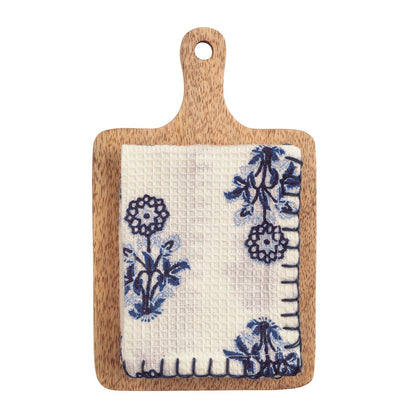 Vine Board & Towel Set