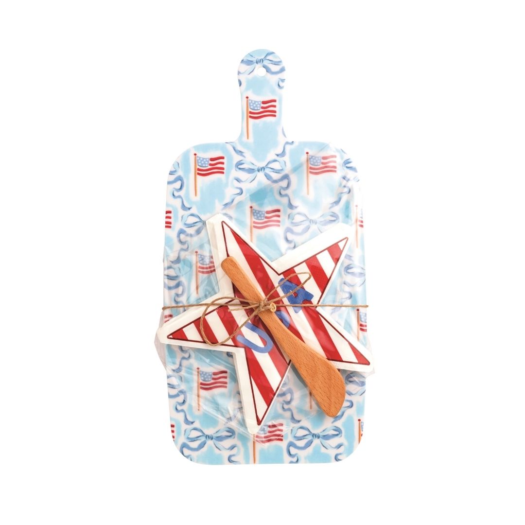 Americana Melamine Board -  Star Napkins