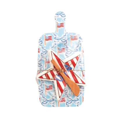 Americana Melamine Board -  Star Napkins