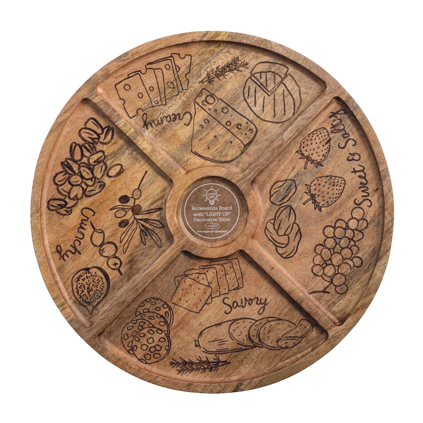 Light-Up Sitter Charcuterie Board