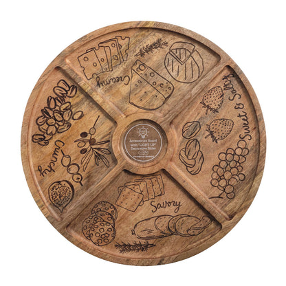 Light-Up Sitter Charcuterie Board