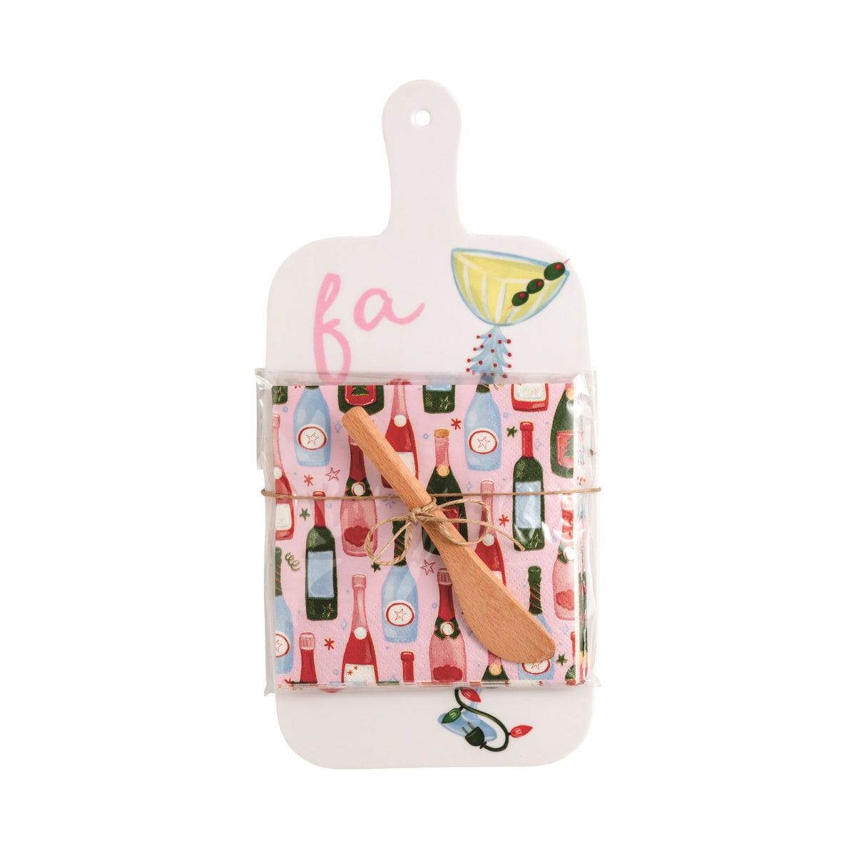 Holiday Bar Melamine Board Set - Fa La La