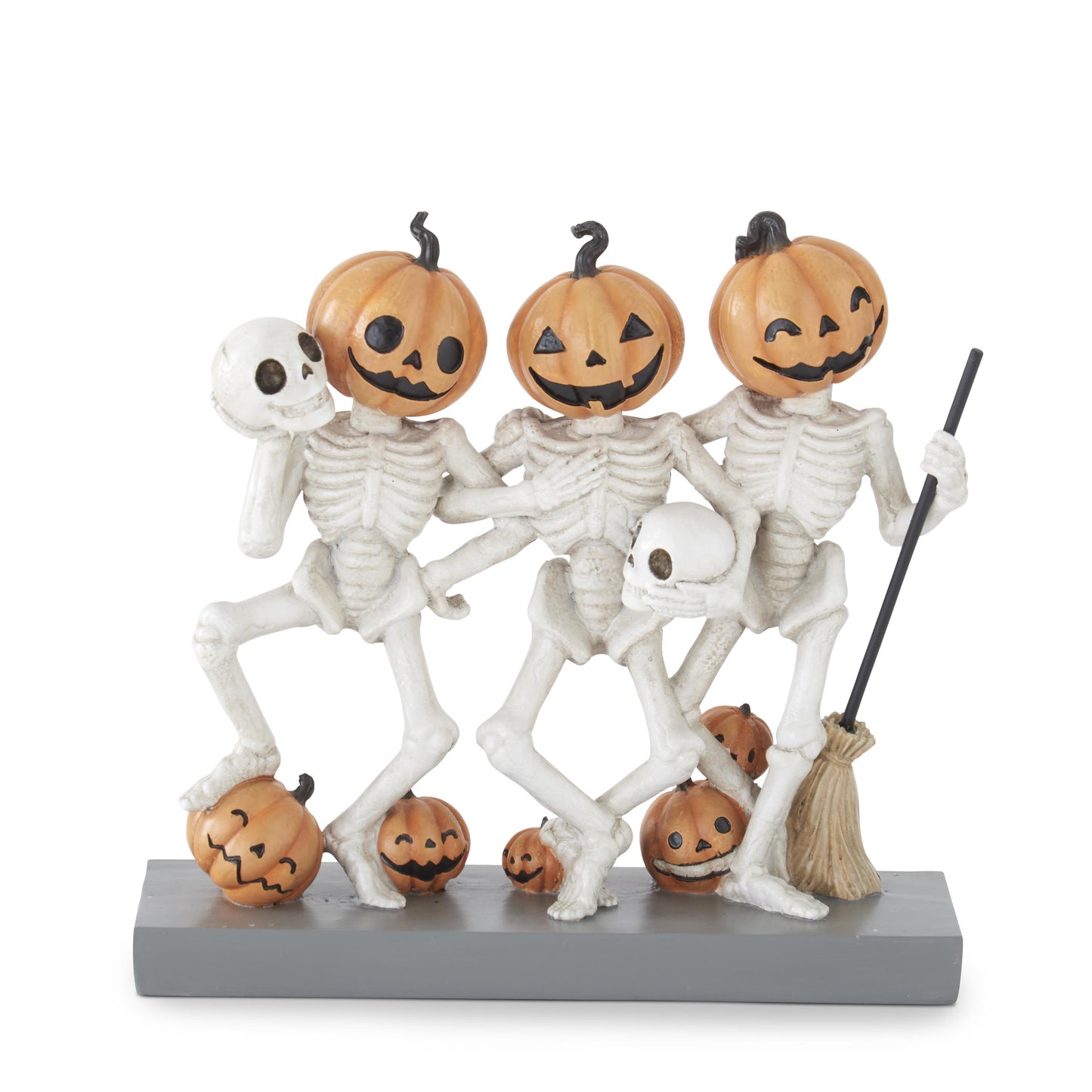 Dancing Jack-O-Lantern Skeleton Men Sitter