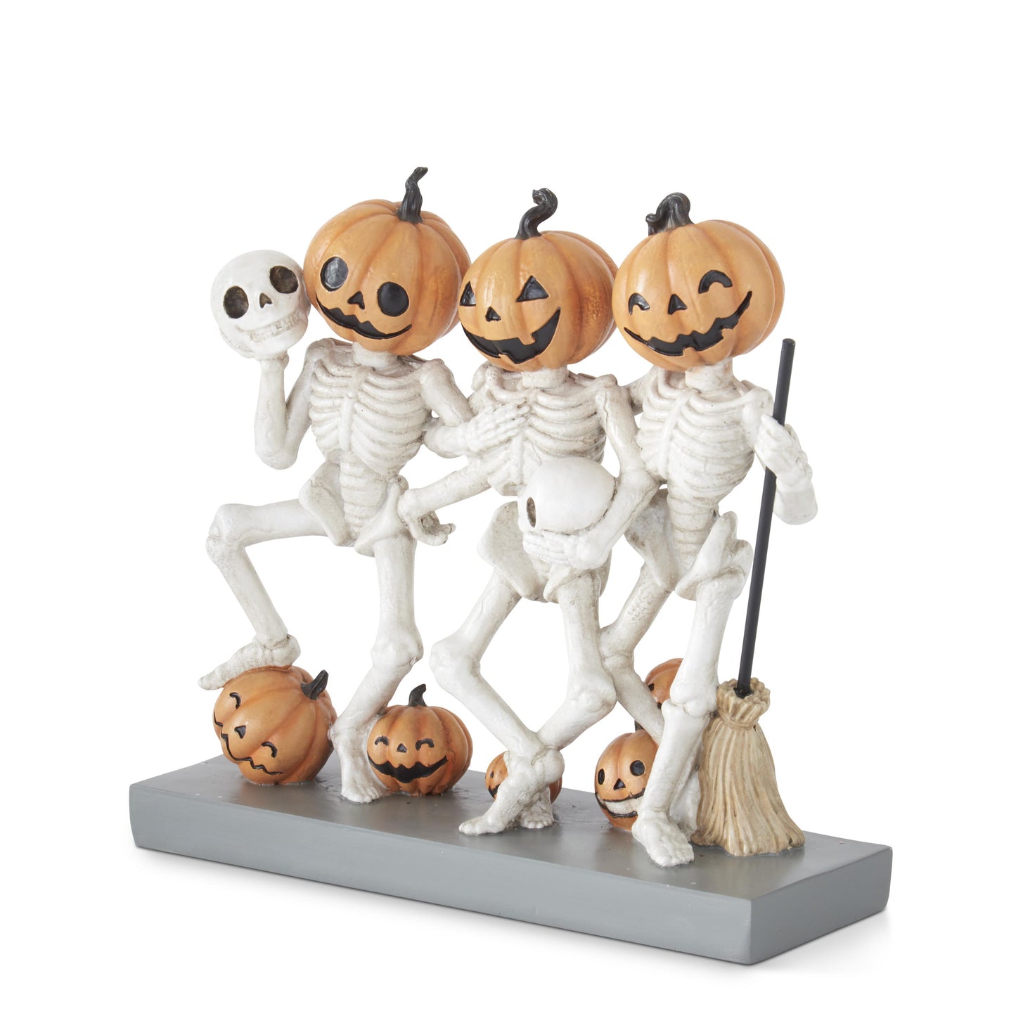 Dancing Jack-O-Lantern Skeleton Men Sitter