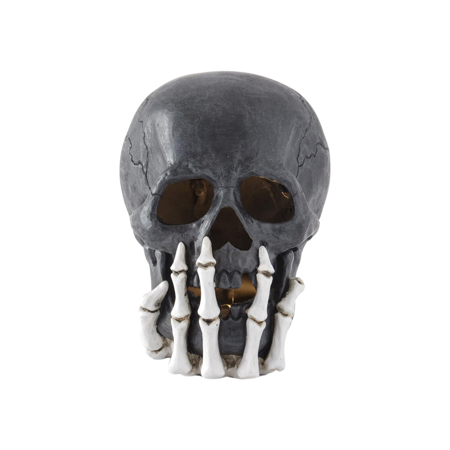 LED Skull & Bones Sitter