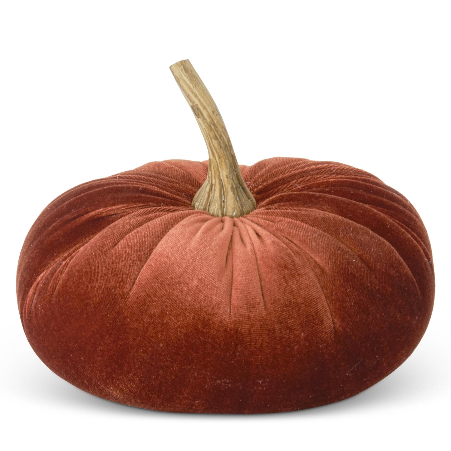 Velvet Stuffed Pumpkin - Small