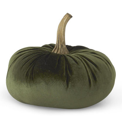 Velvet Stuffed Pumpkin - Large
