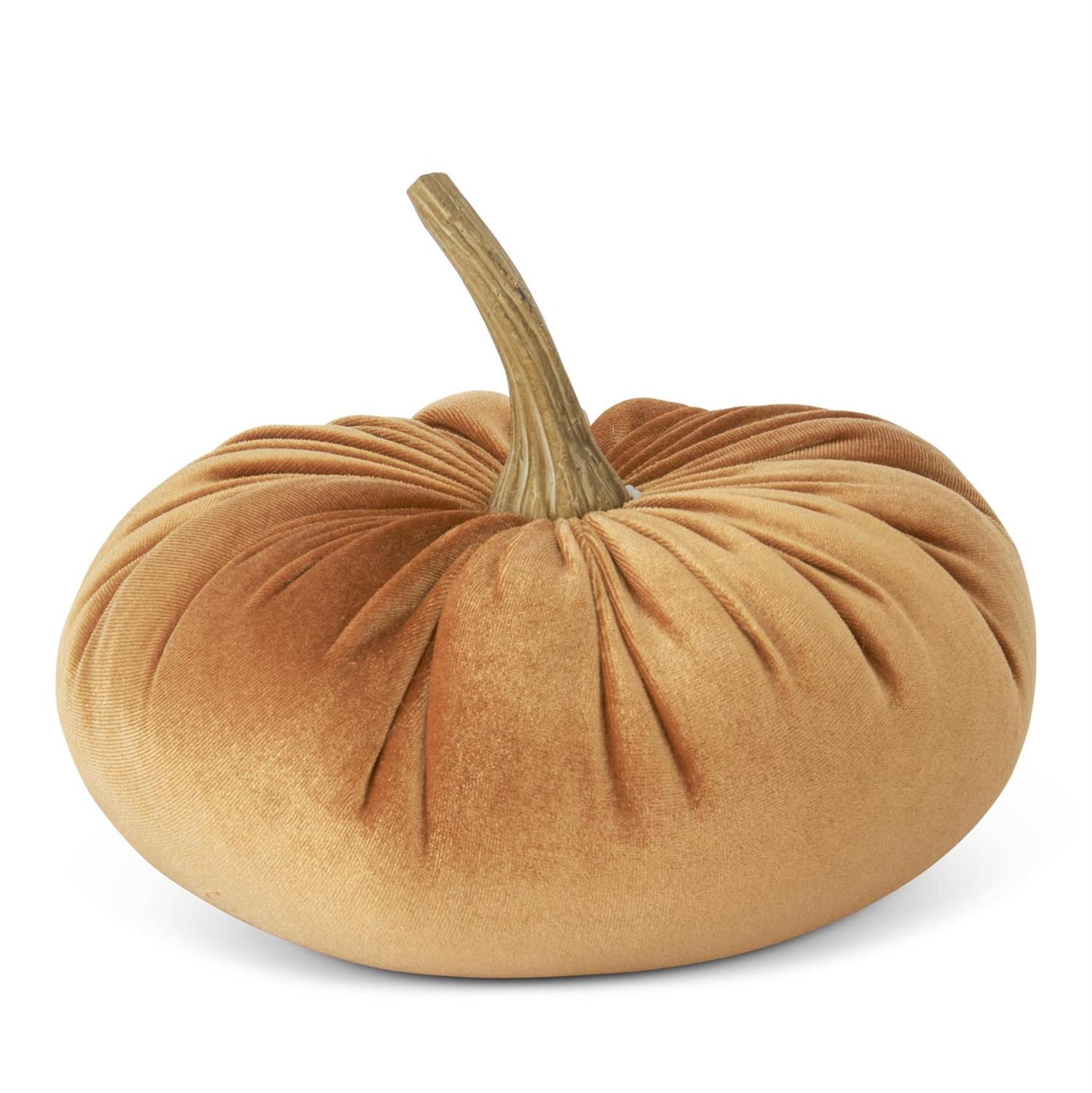 Velvet Stuffed Pumpkin - Large