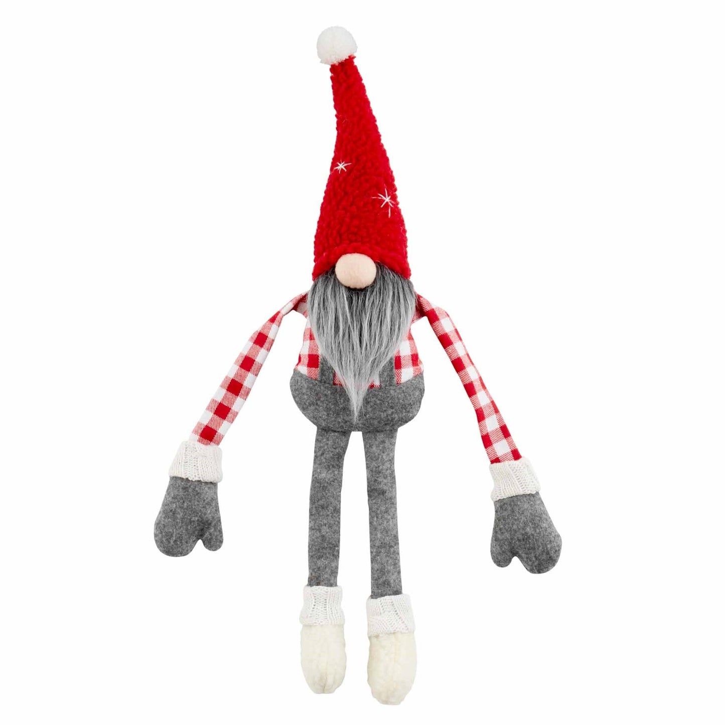 Dangle Arm Gnome - Red Hat