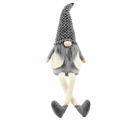 Deluxe Gray Leg Gnome - Large