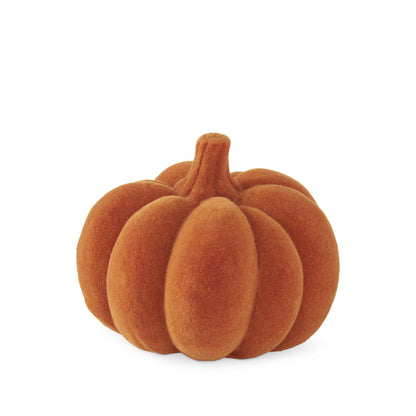 Flocked Resin Pumpkins