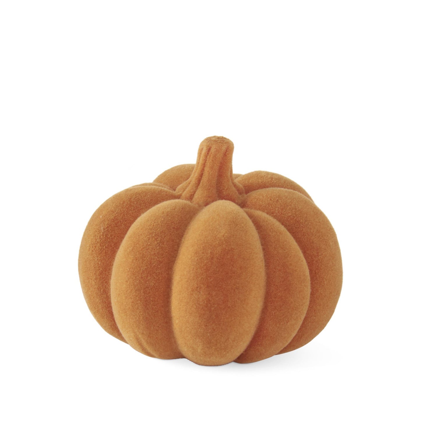 Flocked Resin Pumpkins