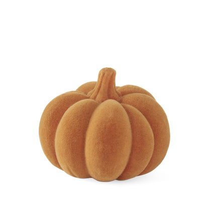 Flocked Resin Pumpkins