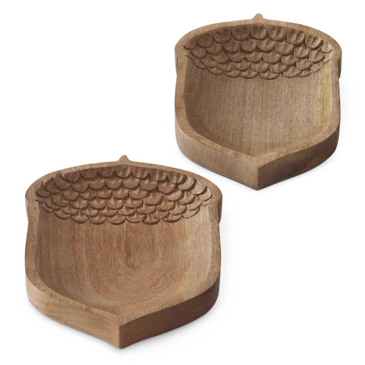 Wood Acorn Trays