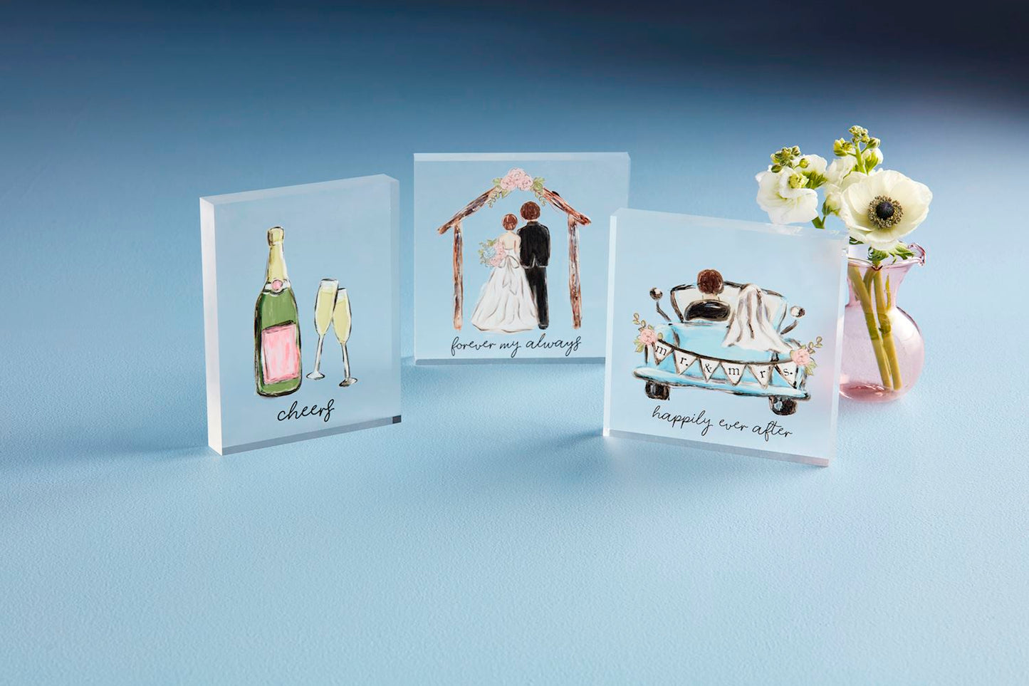 Acrylic Wedding Plaque - Forever My Always