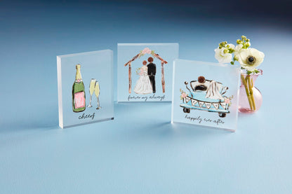 Acrylic Wedding Plaque - Forever My Always