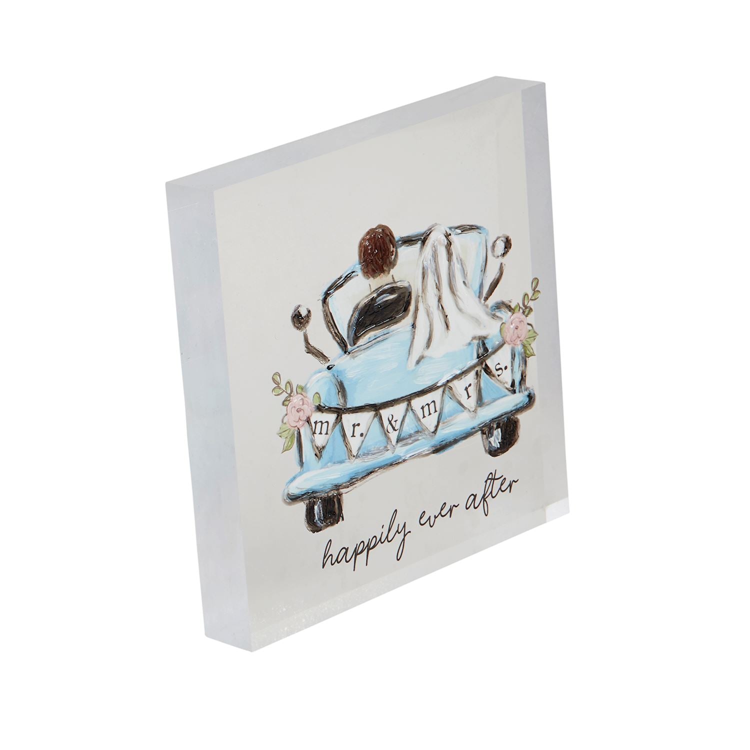 Acrylic Wedding Plaque - Happily Ever After – RSVP Gifts and More