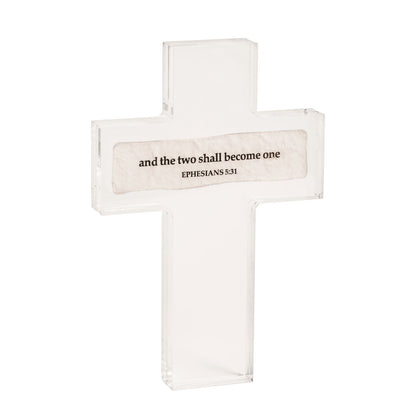 Sentiment Acrylic Cross - And The Two