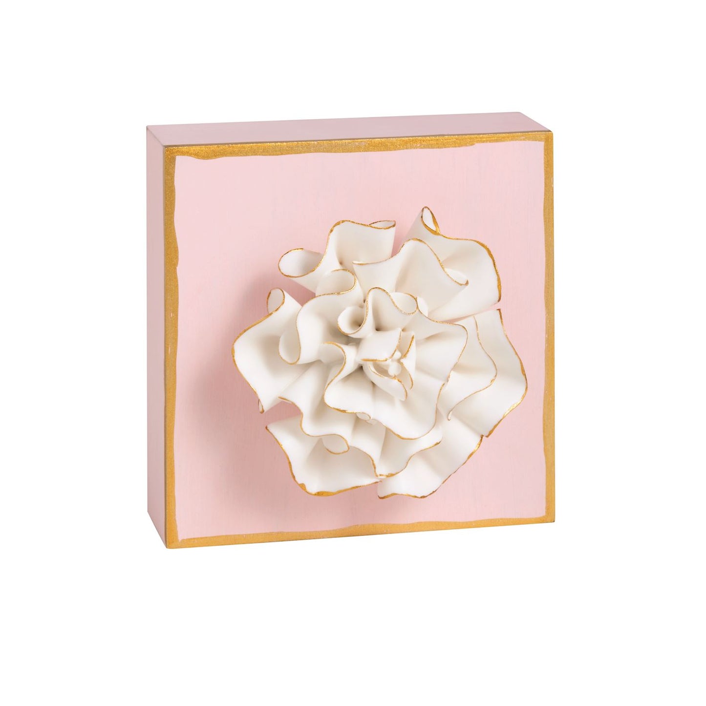 Flower Plaque - Pink