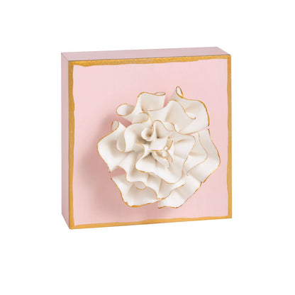 Flower Plaque - Pink