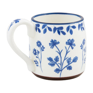 Blue Floral Mug - All Over