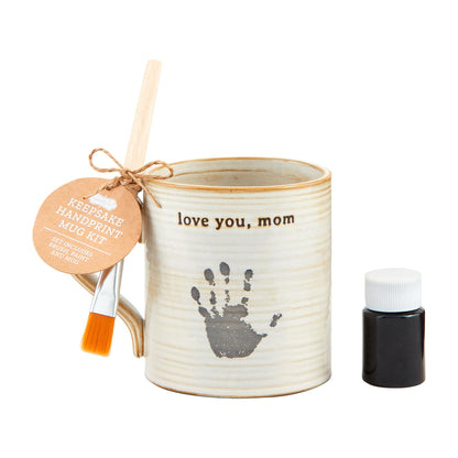 Mom Handprint Mug Set