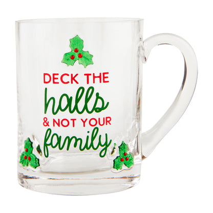 Icon Glass Mug - Deck The Halls