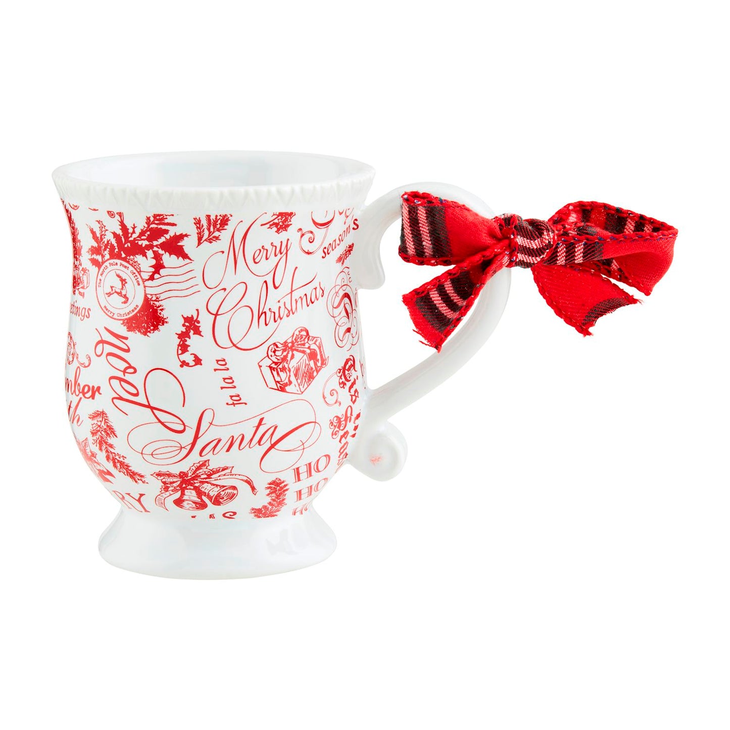 Word Print Toile Mug