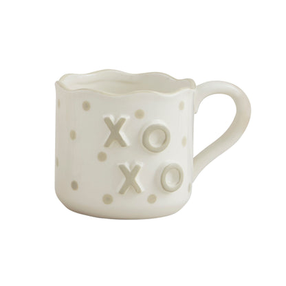 Xoxo Scalloped Mug