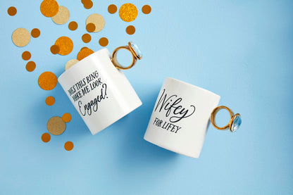 Ring Handle Mug - Engaged