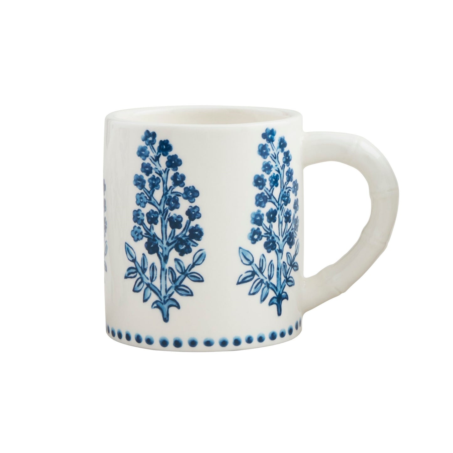 Blooms Blue Floral Mug