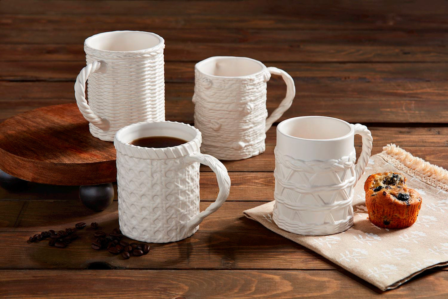 Cane Woven Mug
