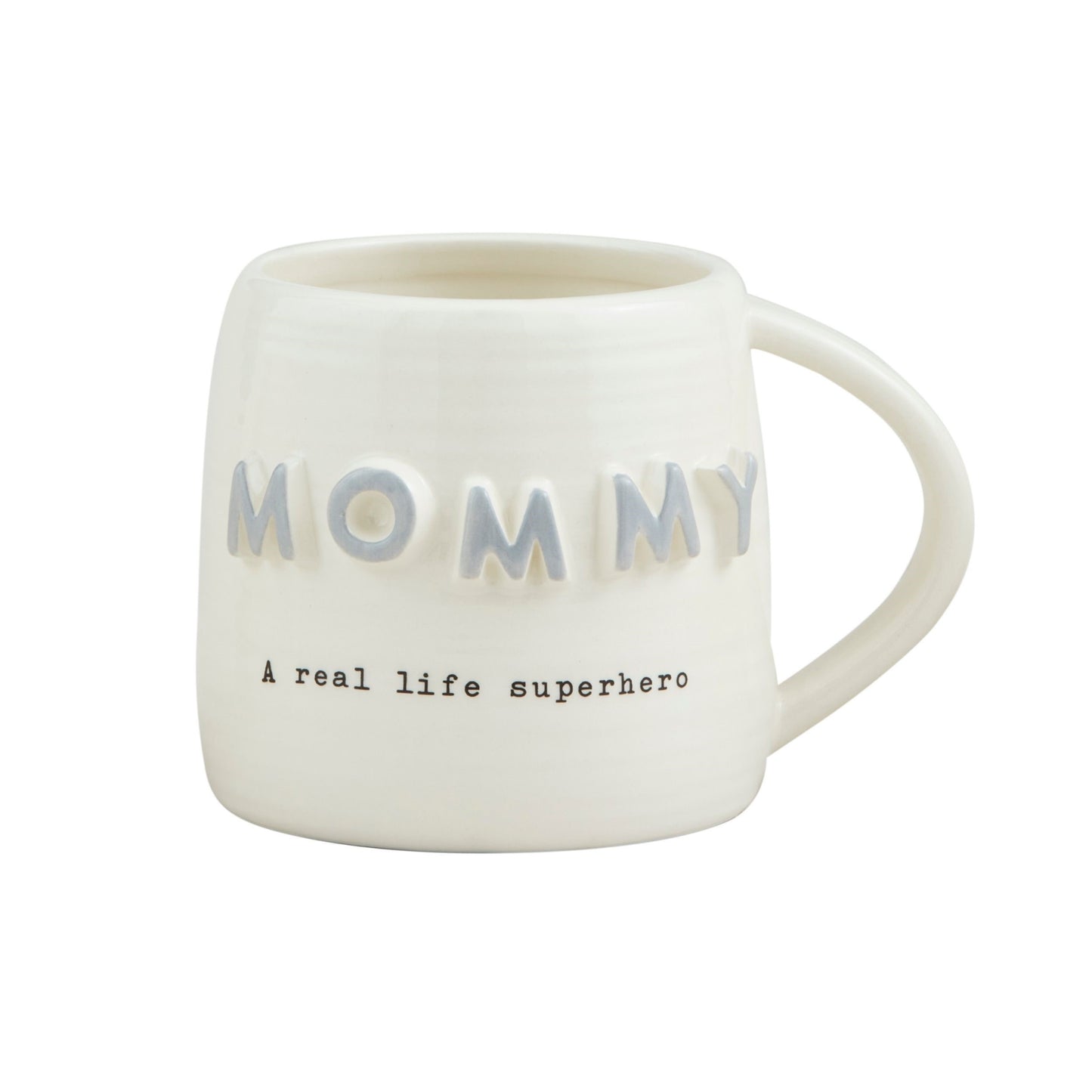 Gray Chunky Letter Mug - Mommy
