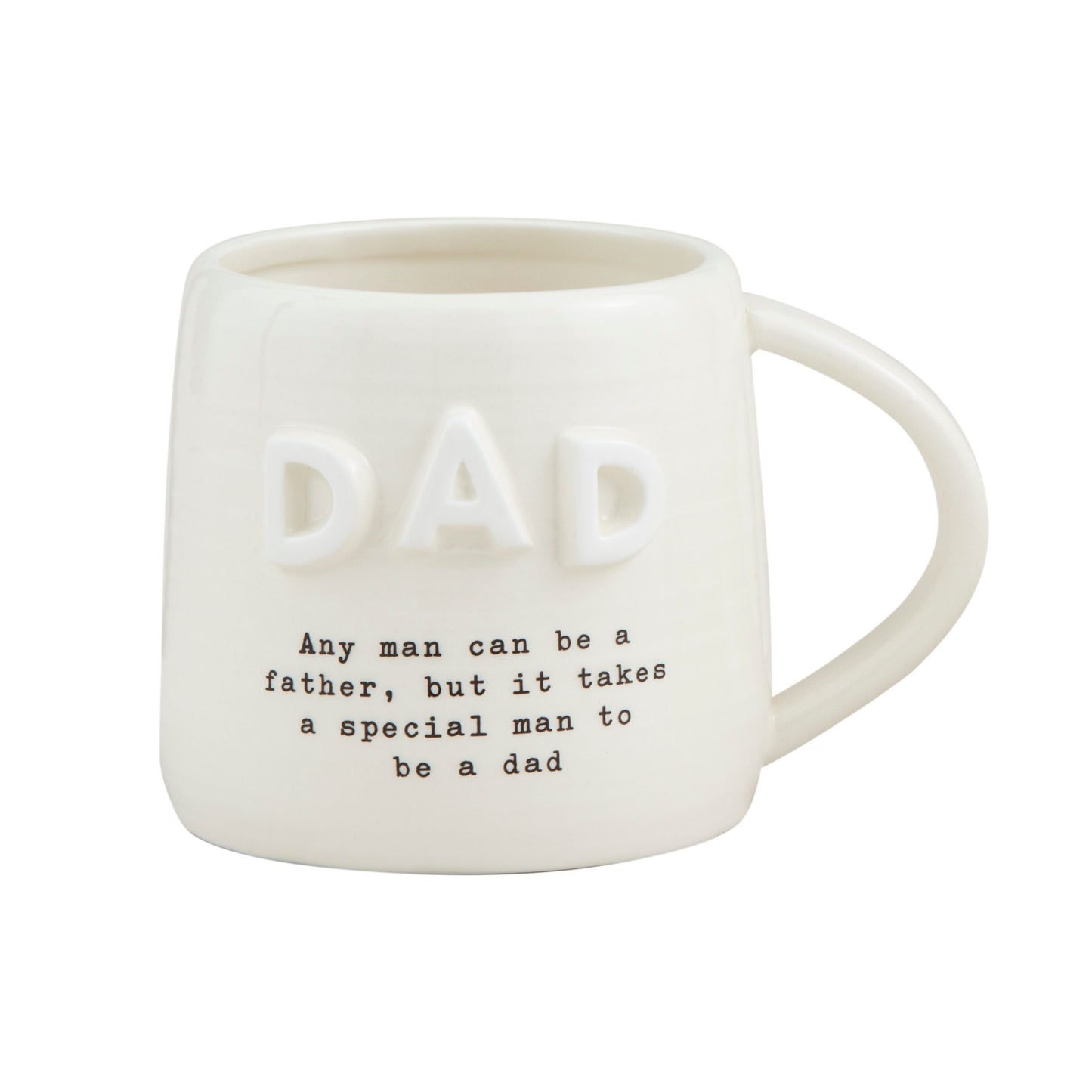 White Chunky Letter Mug - Mom