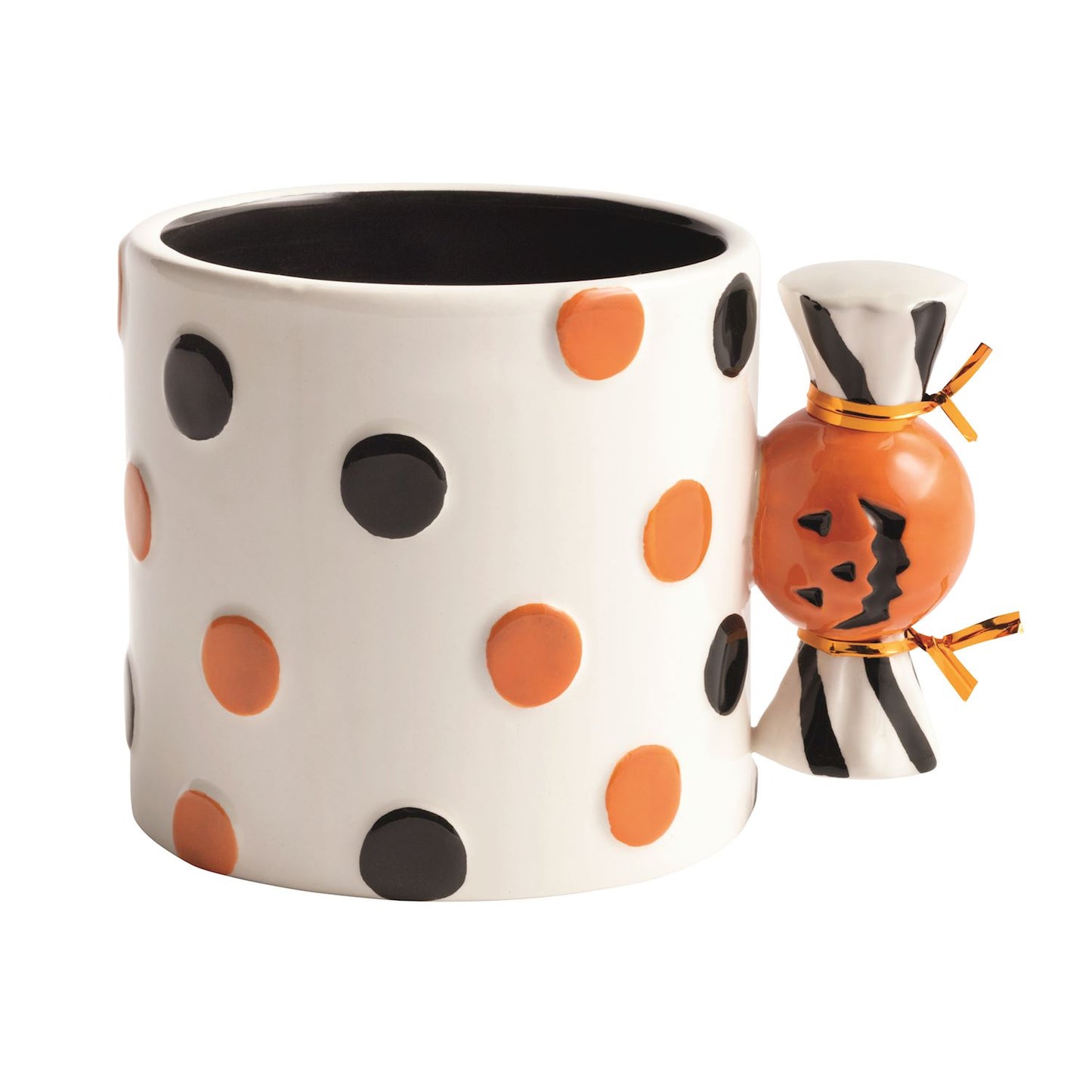 Candy Jack-O-Lantern & Dots Mug